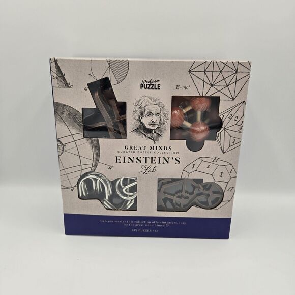 Professor Puzzle - Einstein's Lab - Great Minds Curated 6 Puzzle Collection-NIB - Picture 1 of 4